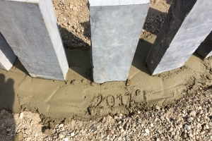 30. Markierung Baujahr 2017 