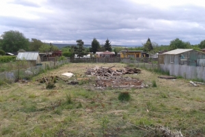 Abriss der alten Gartenlaube 